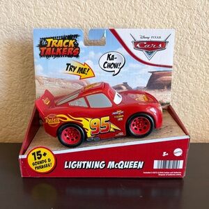 💥Disney Pixar Cars Lightning McQueen Red Track Talkers Toy